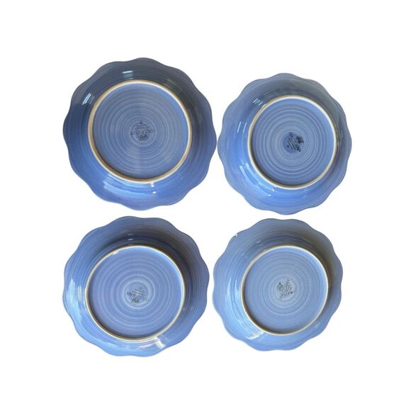 Pfaltzgraff 4 piece Summer Breeze Salad Plates Scalloped - Picture 4 of 11